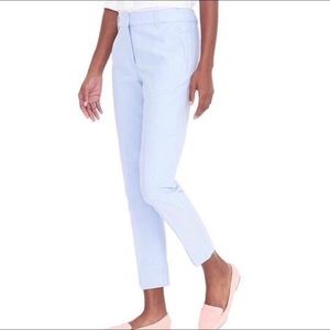 J Crew Skimmer Pant in Cotton Oxford